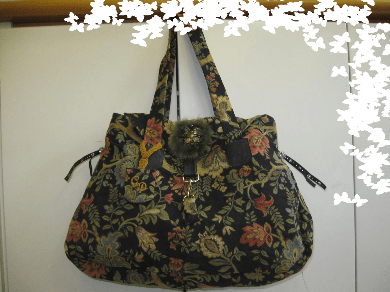 borsa fatta con macchina da cucire