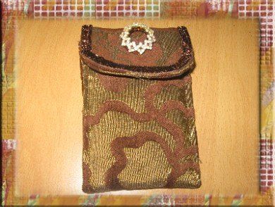 sacchettino realizzato con macchina da cucire