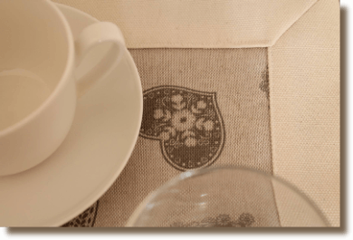 centro tavola cucito