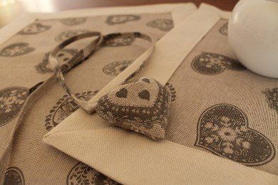 centri tavola cuciti