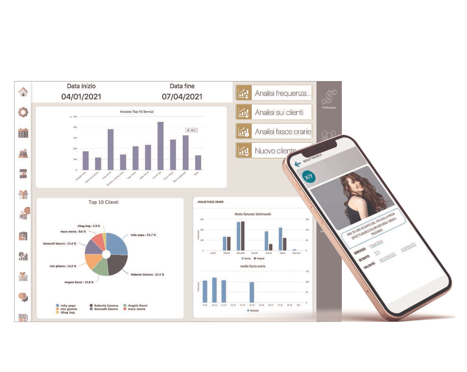 software prenotazioni parrucchieri e centri esteici