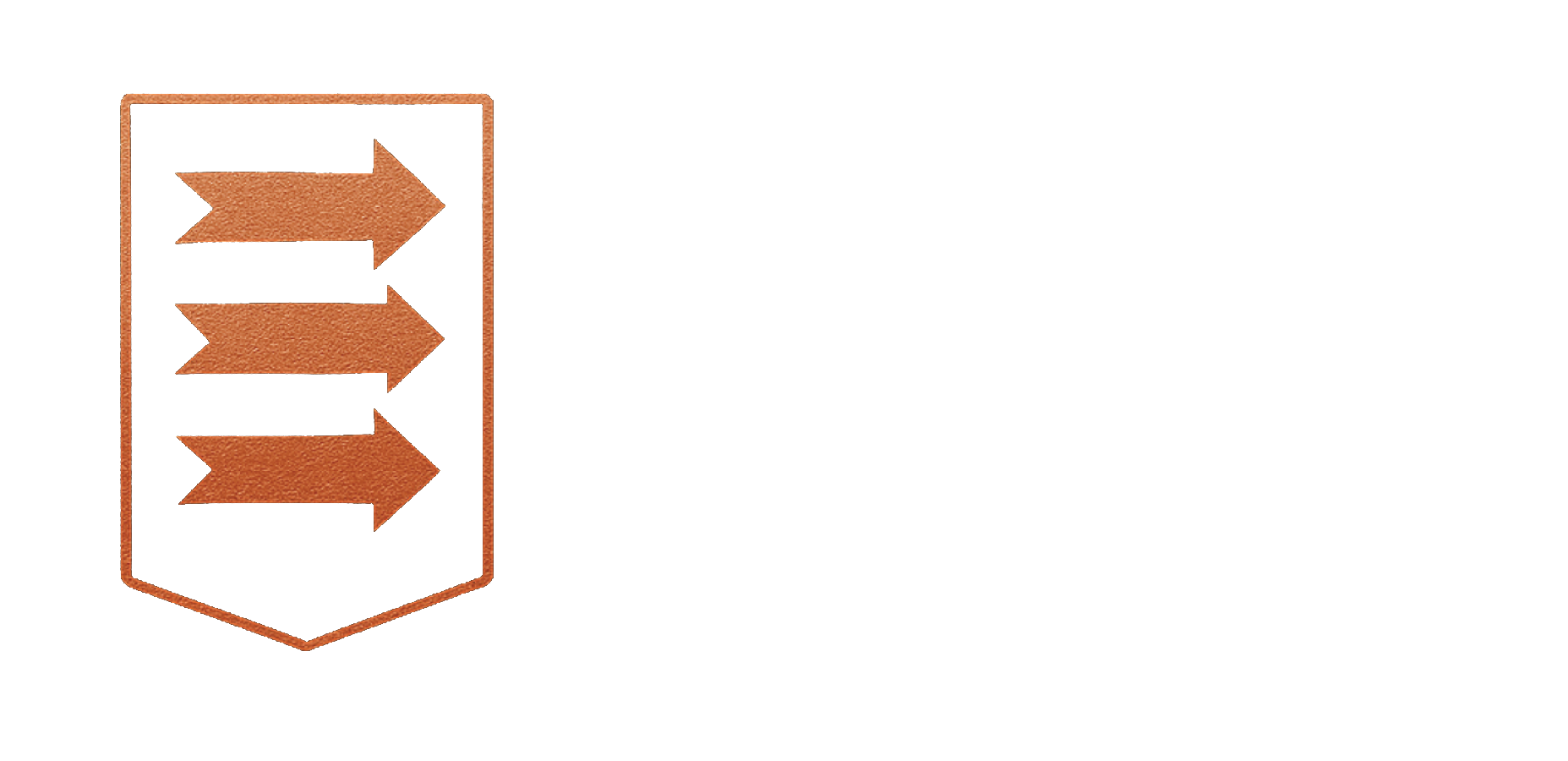 Midwest Supply & Distribution logo with shield and 3 orange arrows pointing to the right for Construction Product Supplier