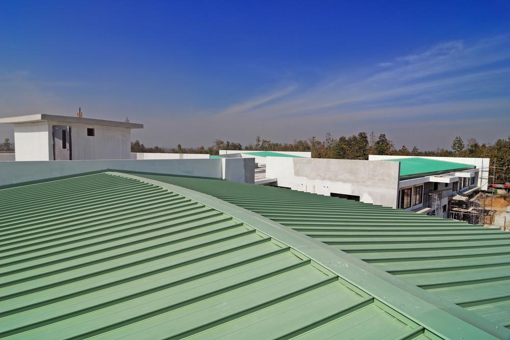 Green Metal Roof — Roofing And Guttering In Singleton, NSW