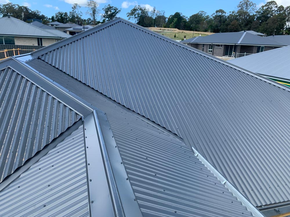 Grey Metal Roof — Roofing And Guttering In Newcastle, NSW