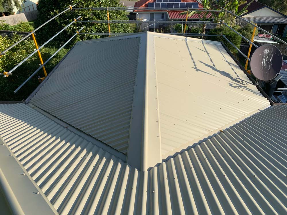 Installing Metal Roof — Roofing And Guttering In Newcastle, NSW