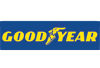Goodyear logo: yellow text and lightning bolt over blue background | Libertyville Kar Care