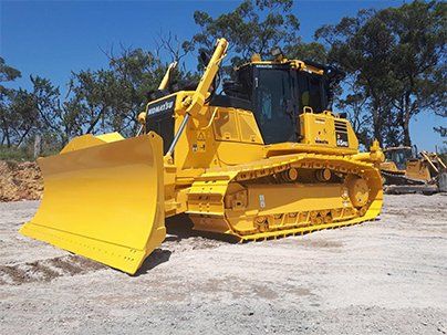 Komatsu Bulldozer — Earthmoving & Excavation in Somersby, NSW