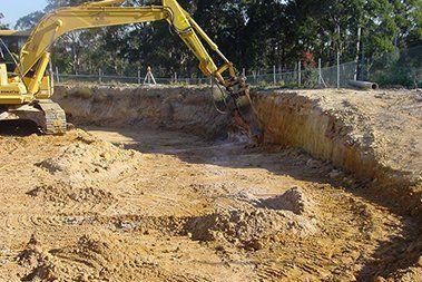 Excavator — Adam Lowe Earthmoving in Somersby, NSW