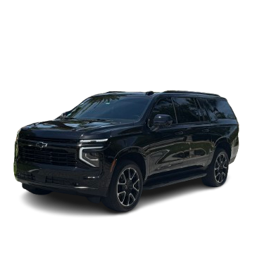 Black Mercedes Sprinter van.