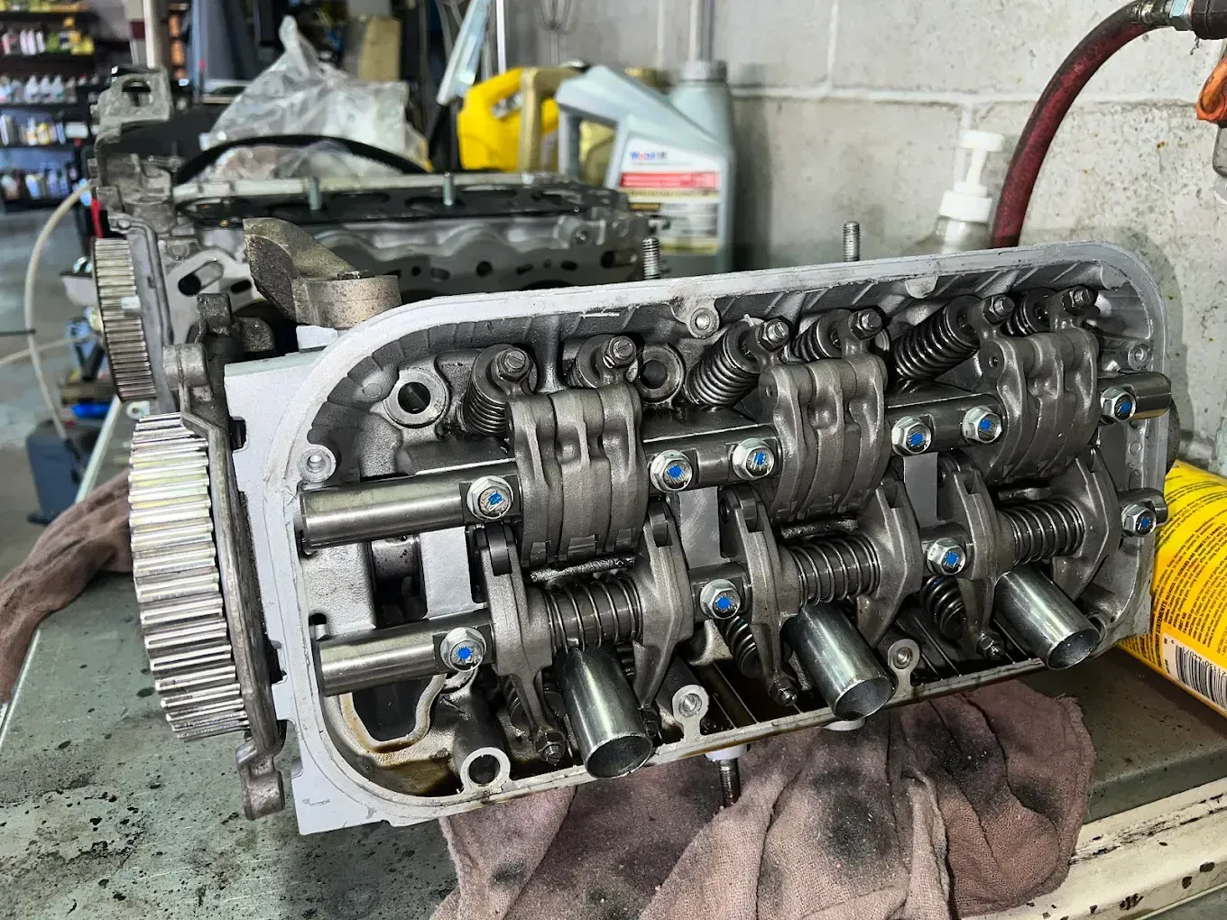 Engine Opened Up | Gil's Auto Center