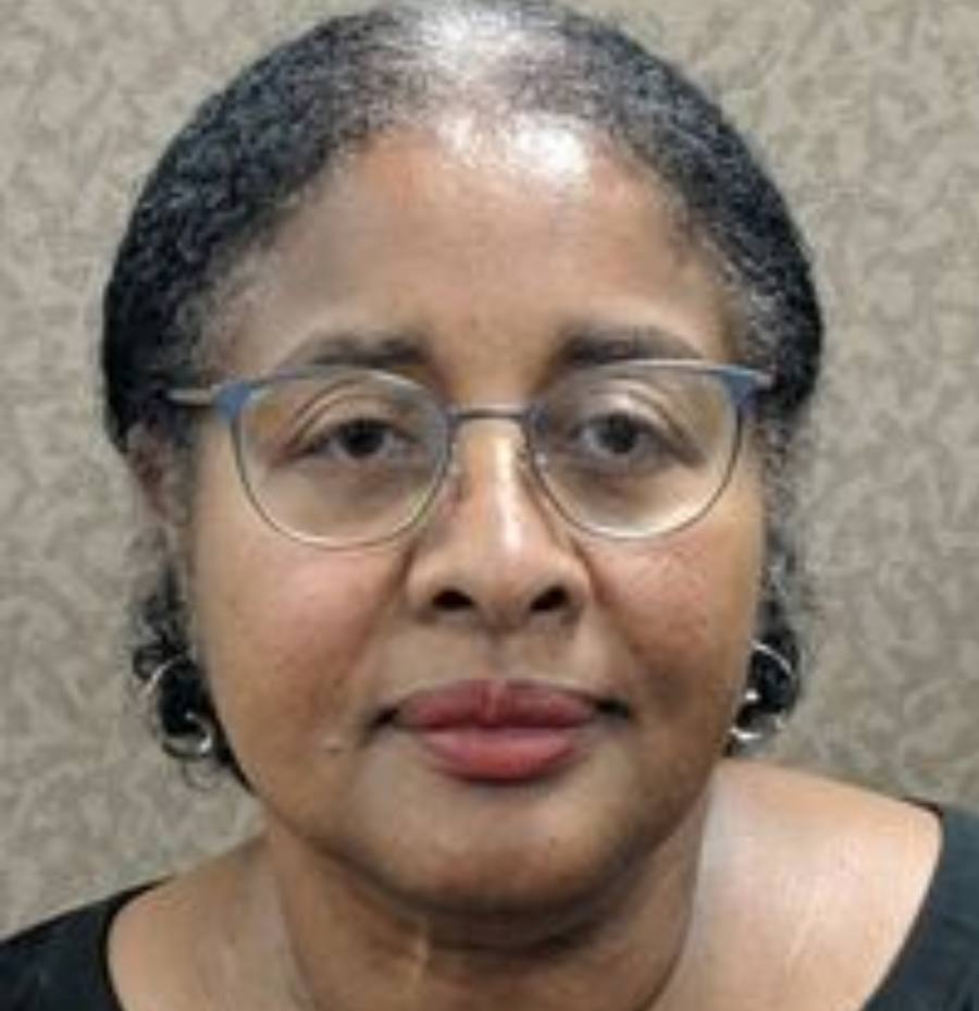 Vinita Kight, Hamilton County instructor, wearing a black professional outfit