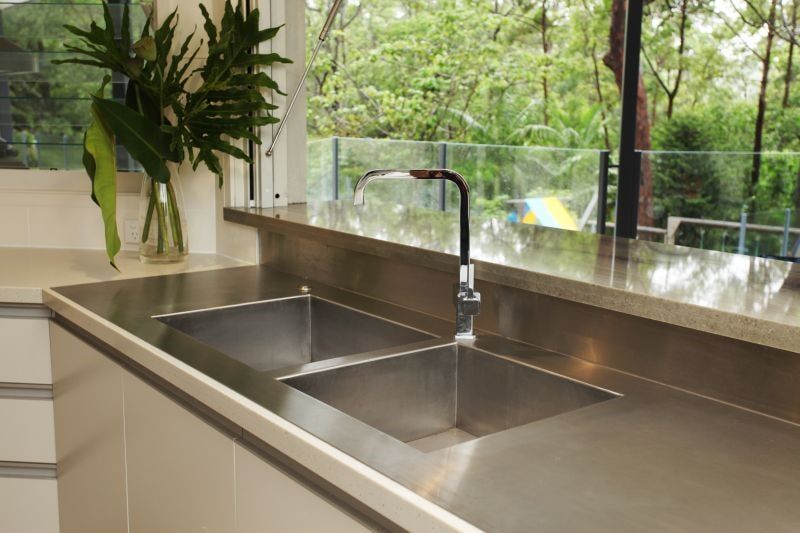 Stainless Steel Sink — Cabinet Makers in Kunda Park, QLD