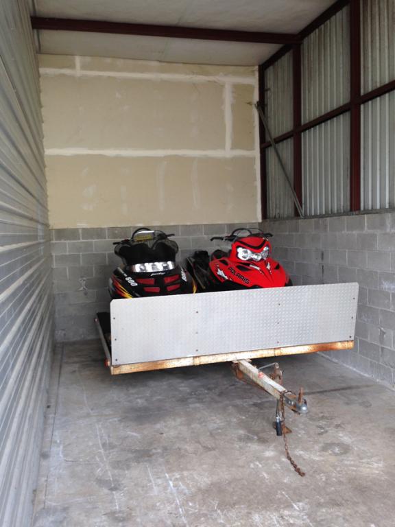 Jet Skis in a Storage Unit