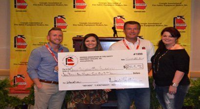 GAFSED DONATES TO GEORGIA FIREFIGHTERS BURN FOUNDATION