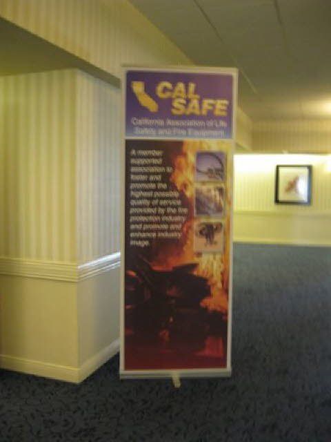 A sign that says cal safe on it