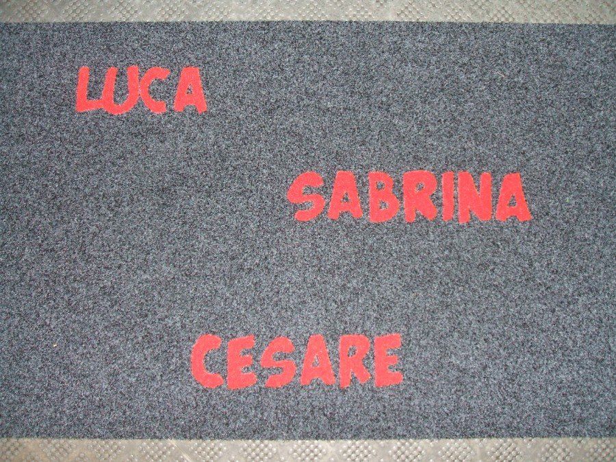 tappetino personalizzato per ingresso