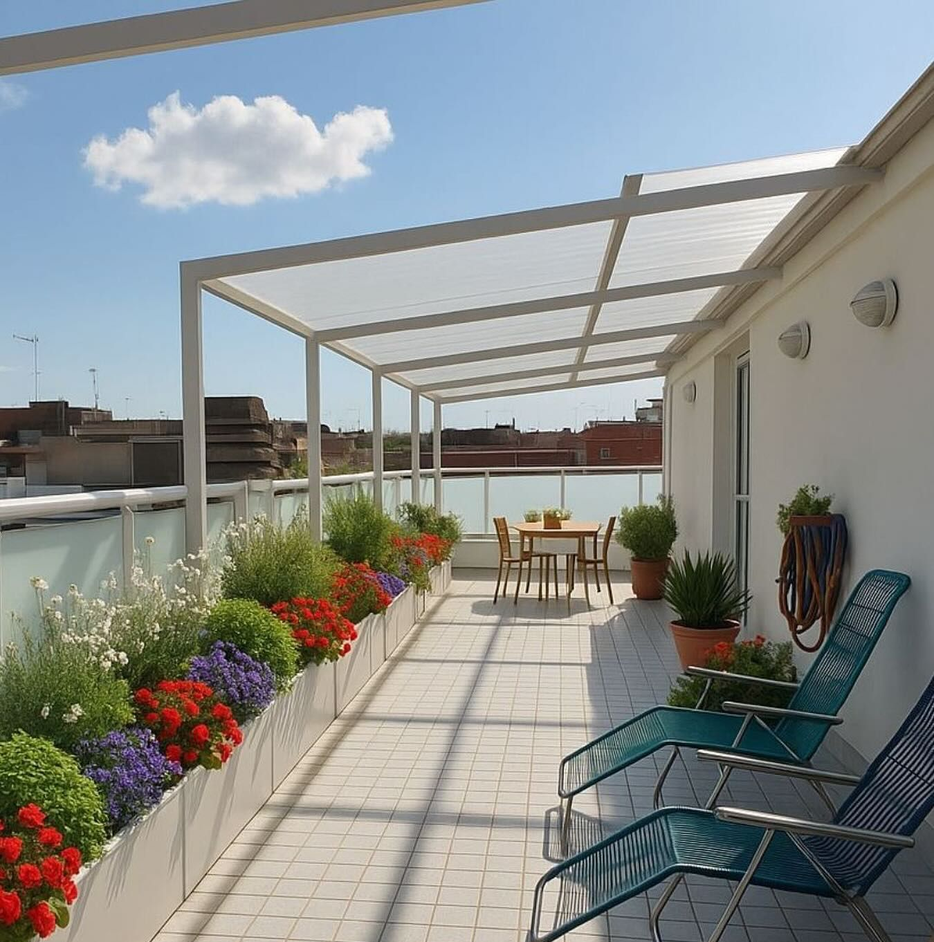 pergole, coperture, gazebi in metallo roma