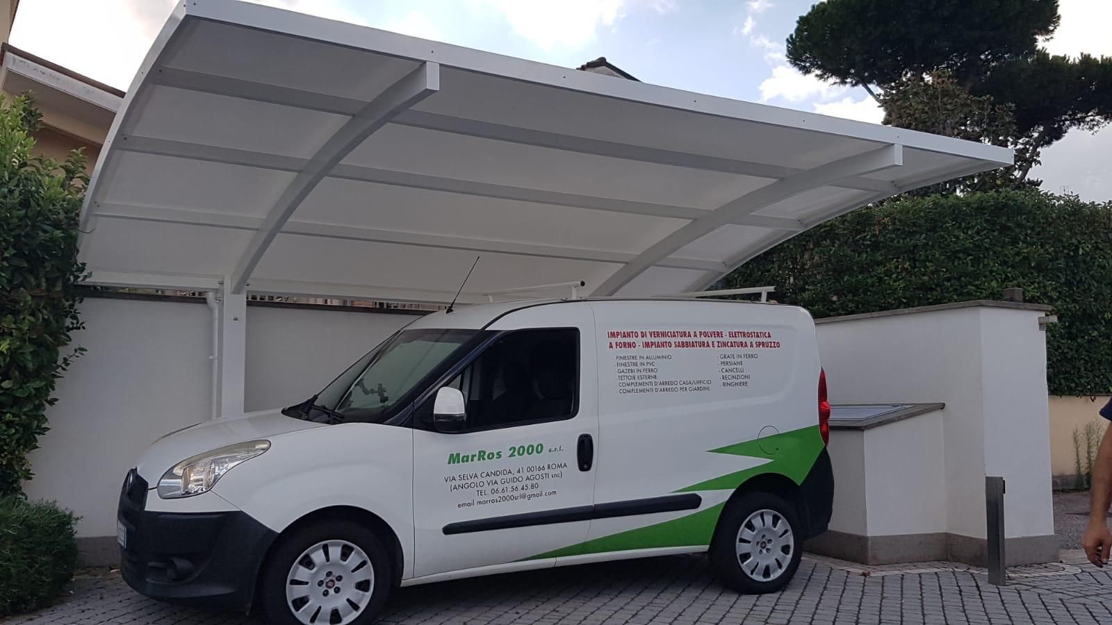 pergole, coperture, gazebi in metallo roma