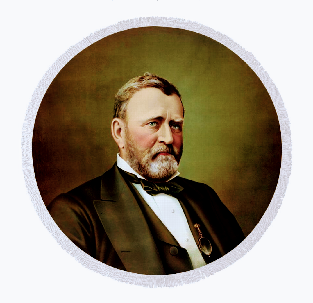 Portrait of a bearded man in a dark suit on a warm brown background