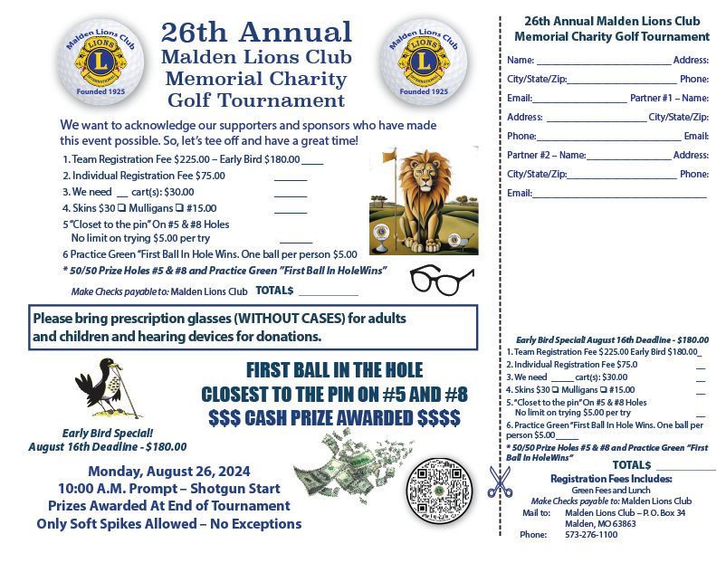 Golf Tournament link