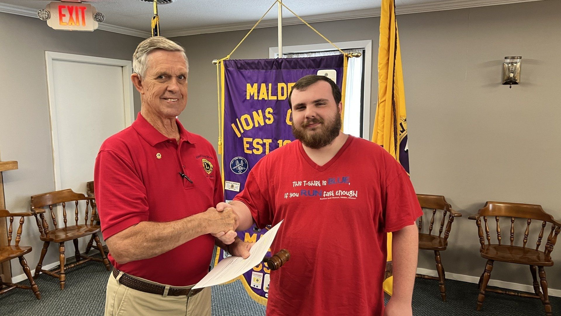 Photo of Lion Jacob Heck Vice President Lions Club