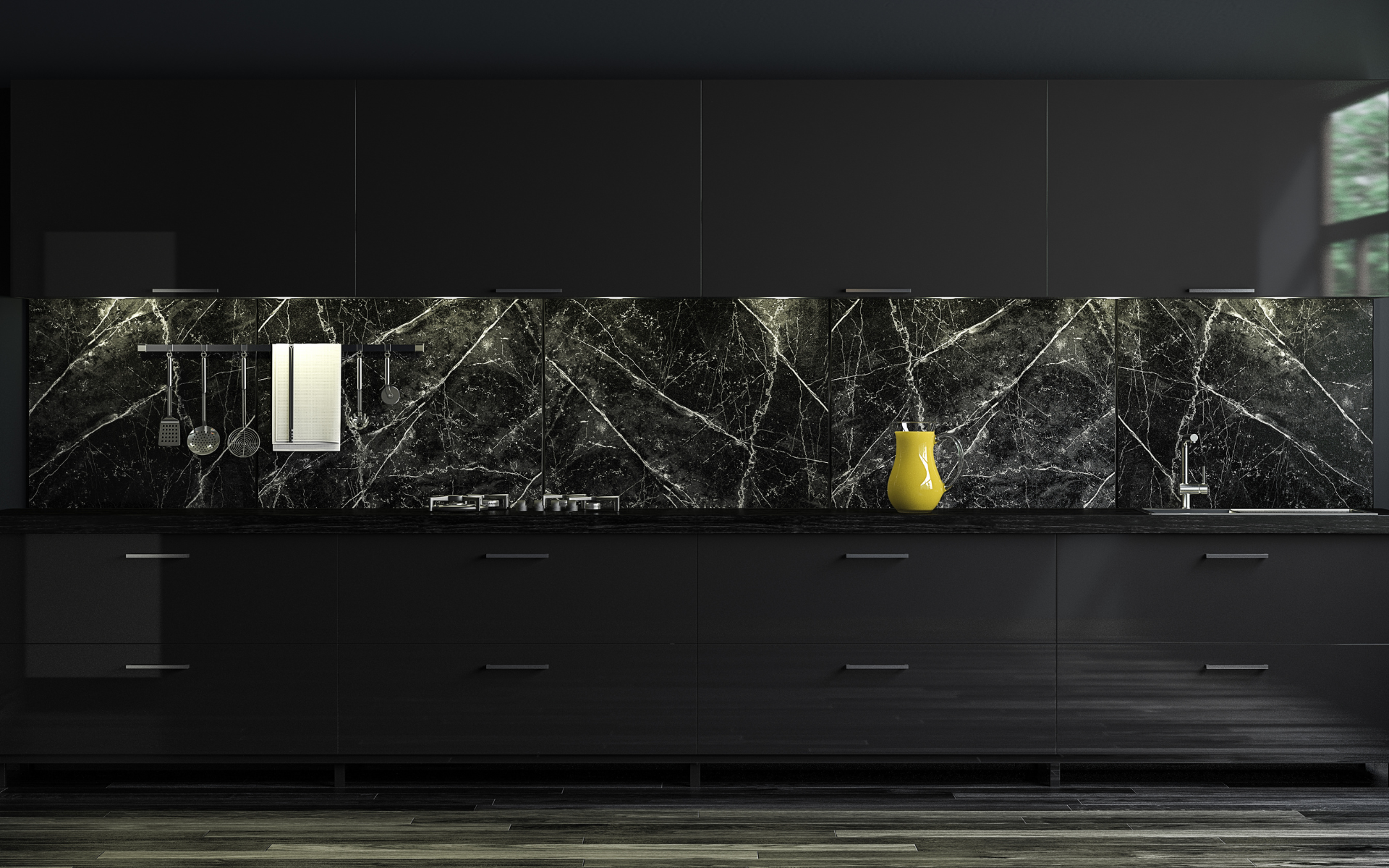 modern kitchen backsplash