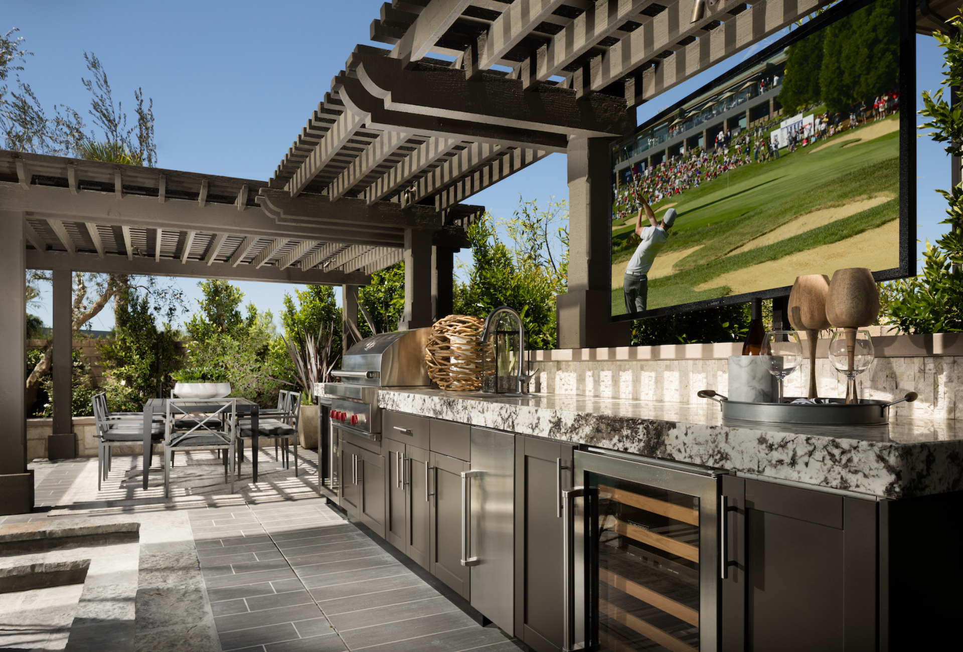 outdoor kitchen custom designs