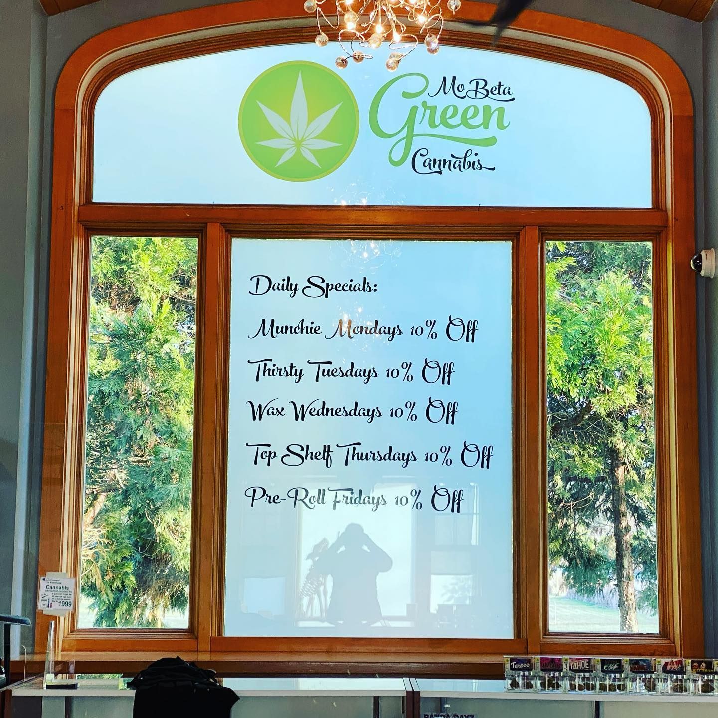 A window display at 
