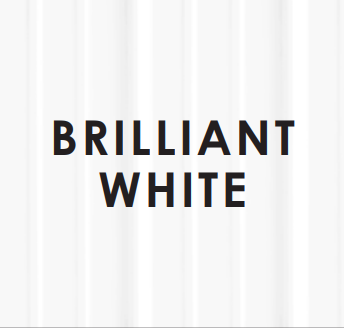 brilliant white