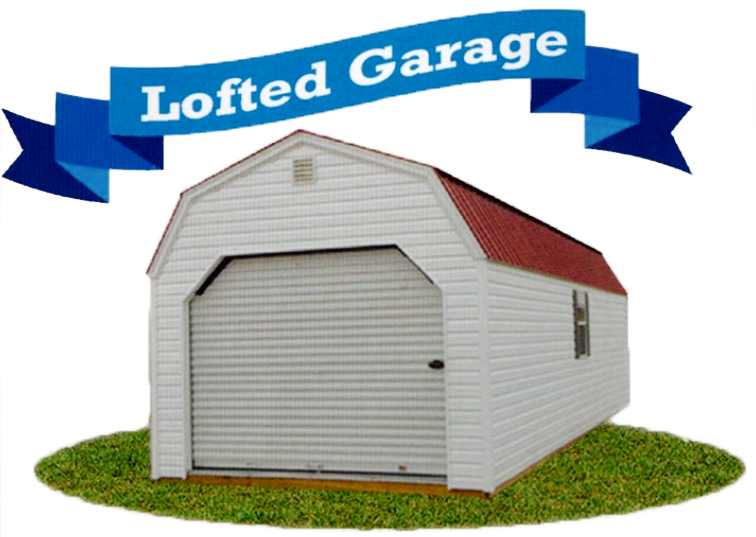 lofted garage
