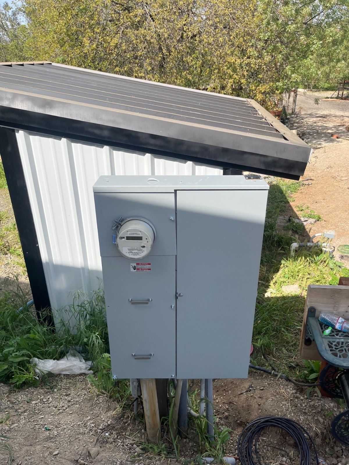 320A electrical panel installation