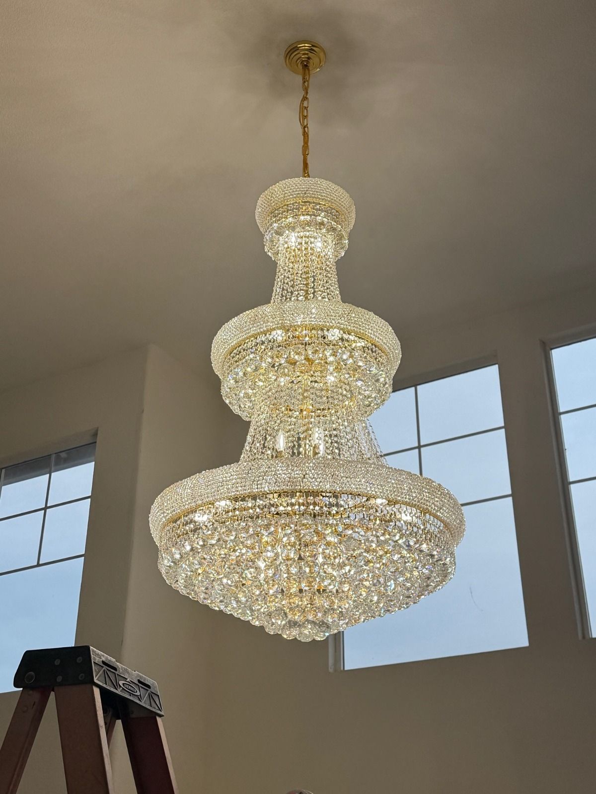 new chandelier electrical wiring install