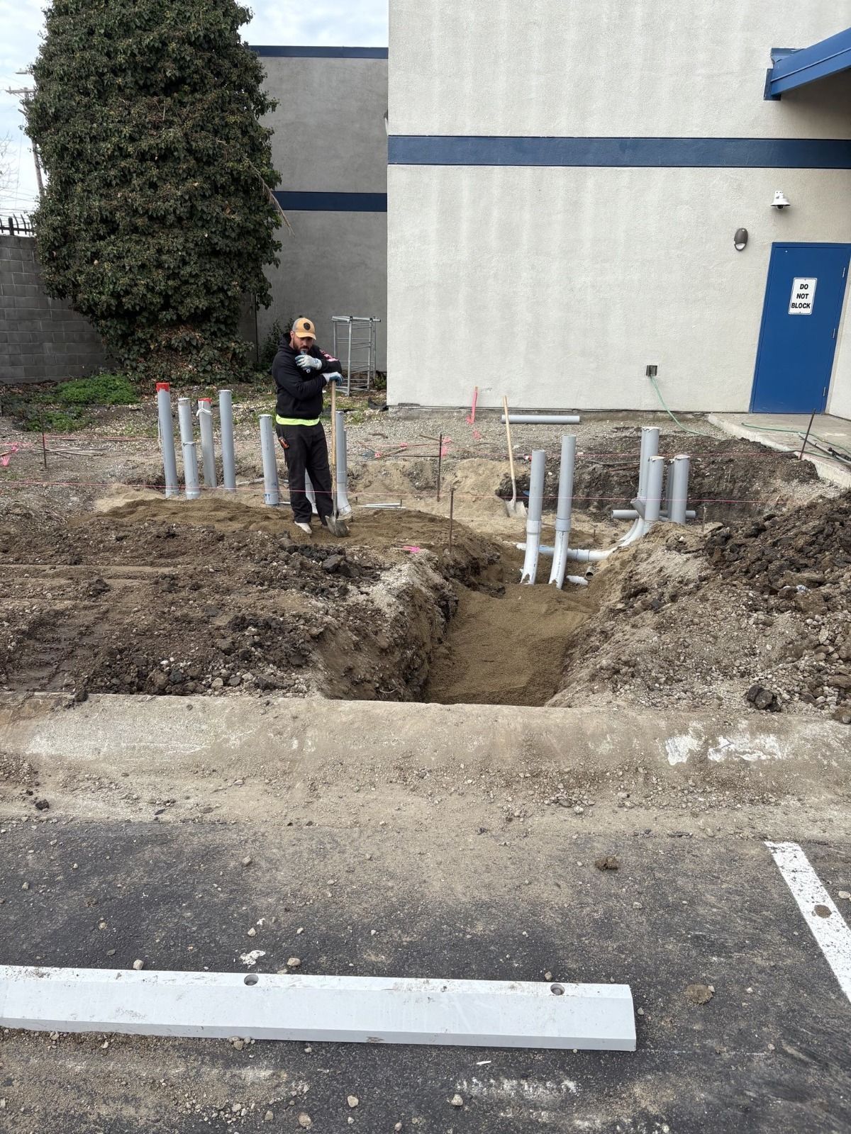 new construction electrical underground