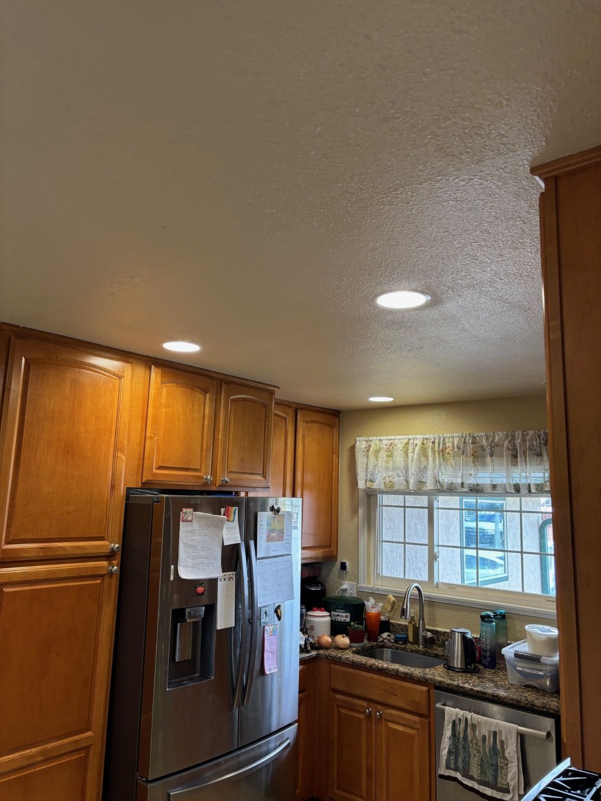 kitchen light upgrade to recessed can lighting