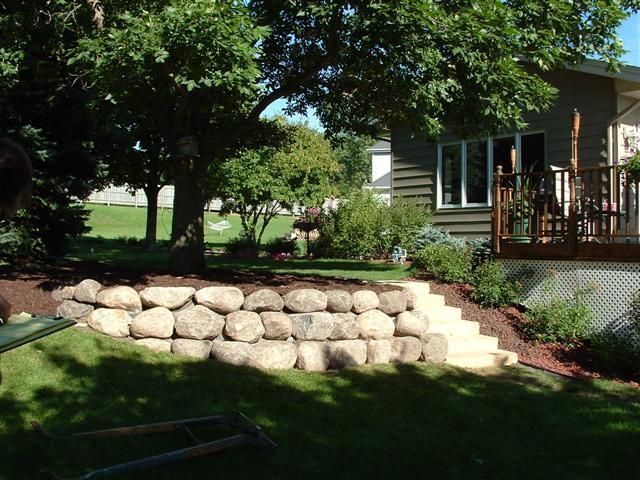 Boulder Walls — Anoka, MN — AAA All American Lawn & Landscaping