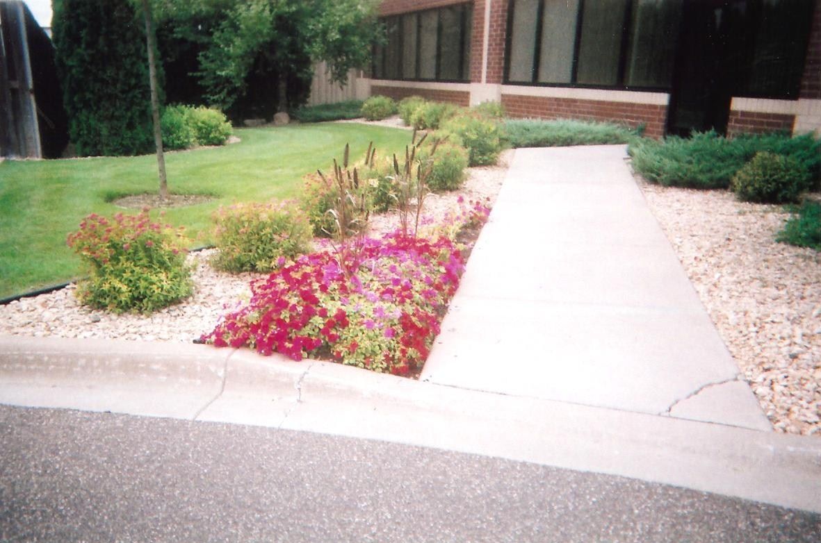 Flowers and Walkway — Anoka, MN — AAA All American Lawn & Landscaping