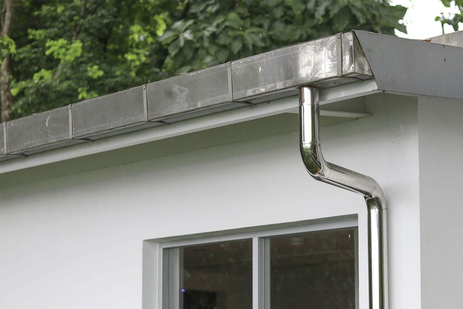 Stainless Steel Residential Gutters