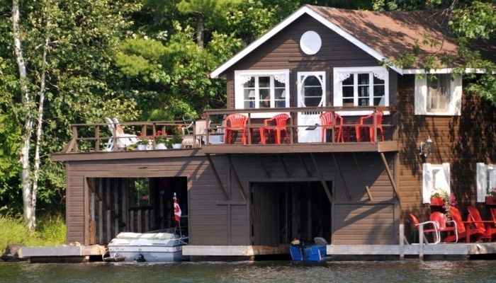 Boathouse Renovation in Muskoka