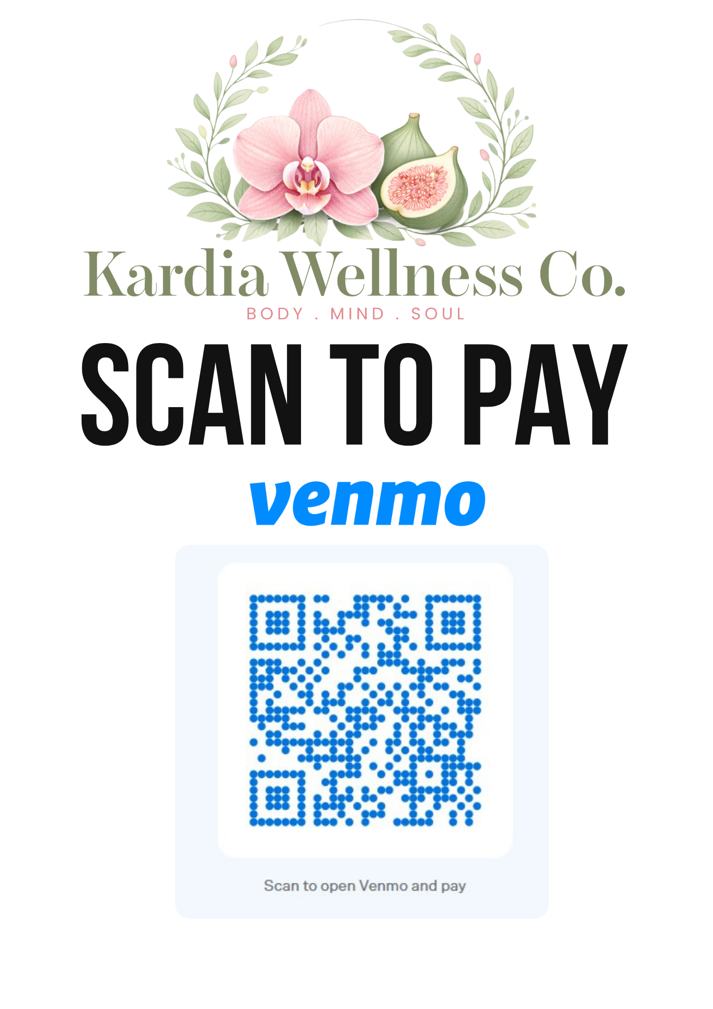 Kardia Wellness Co. QR Payment