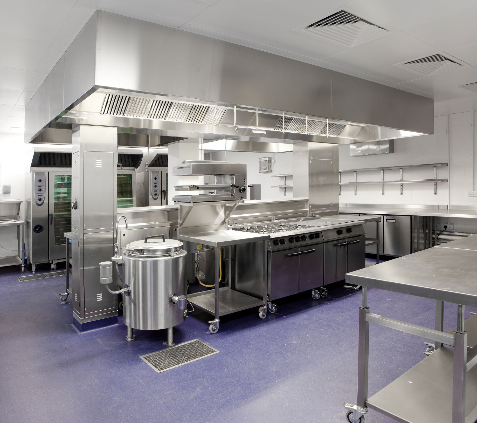 Industrial kitchen interior