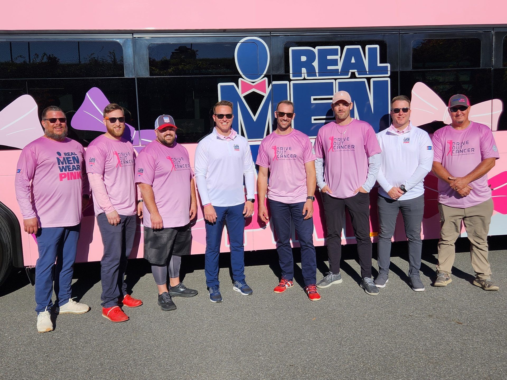 Real Men Pink Campaign Group Picture | S. Glens Falls, NY | Performance Ind.