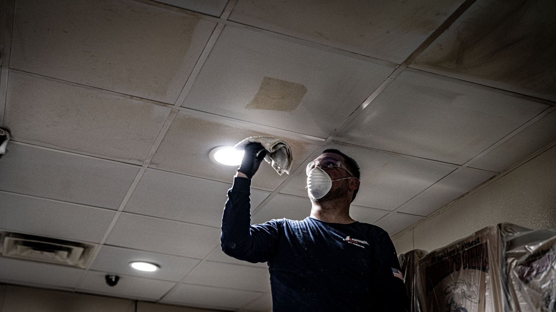 Ceiling Tile Cleaning | S. Glens Falls, NY | Performance Industrial