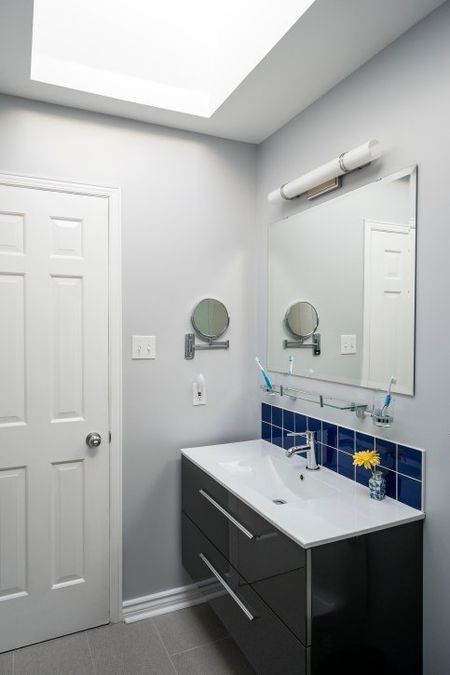 Bathroom mirror — Custom Mirror Walls & Vanity Mirrors in Anaheim, CA
