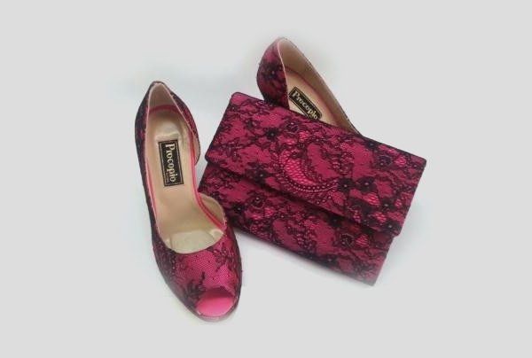 ballerine coordinate a una pochette