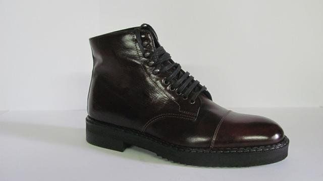 stivaletto per uomo in cuoio