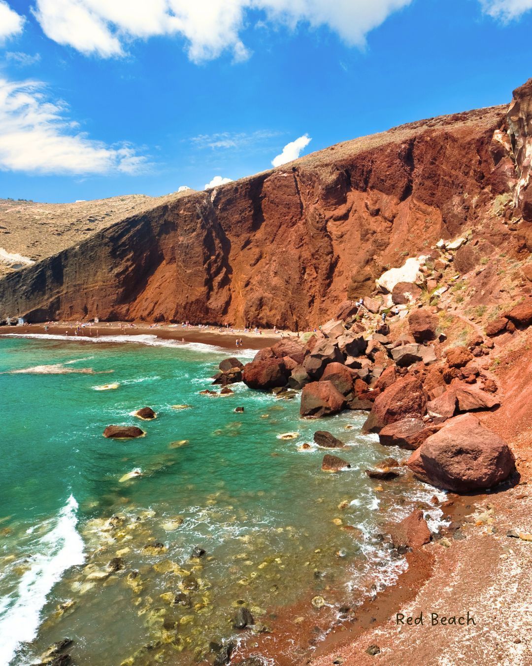 Red Beach & Akrotiri coast