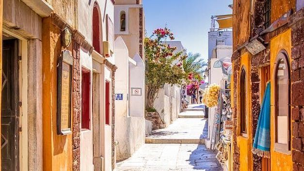 One day in Santorini from cruise ship