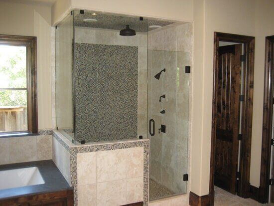 Elegant Shower Room — Addison, TX — Barco Mirror And Glass