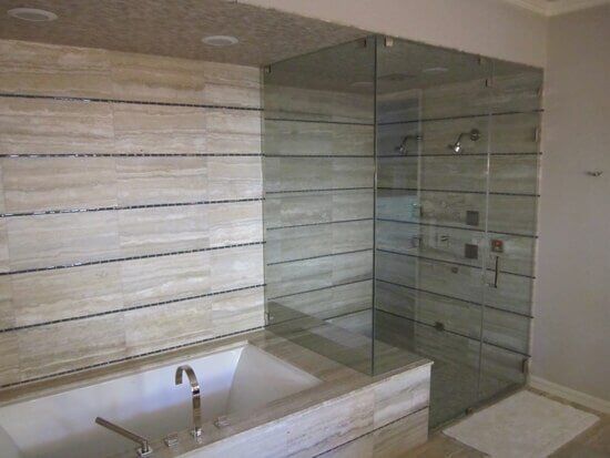 Bathroom with Shower Room — Addison, TX — Barco Mirror And Glass