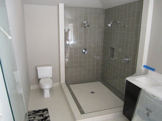 Tile on Shower Room — Addison, TX — Barco Mirror And Glass